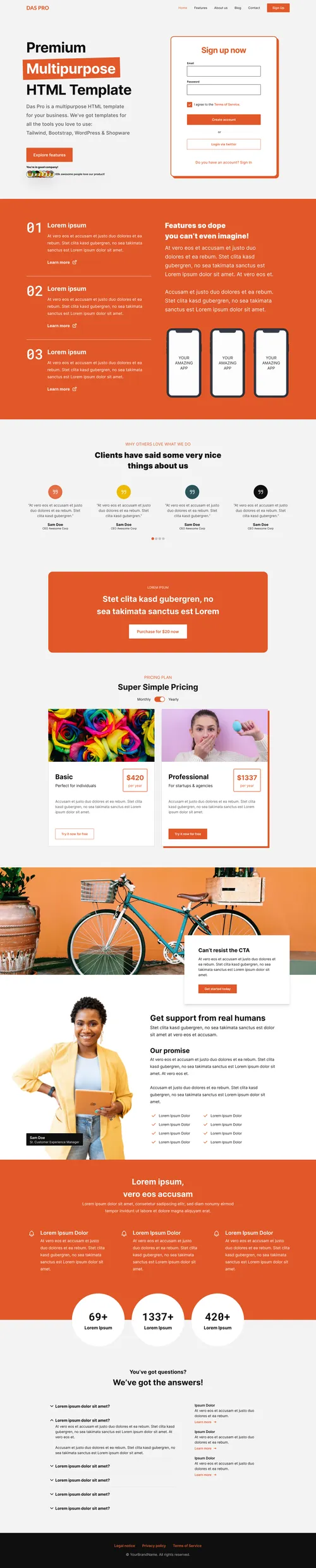 Landing Page